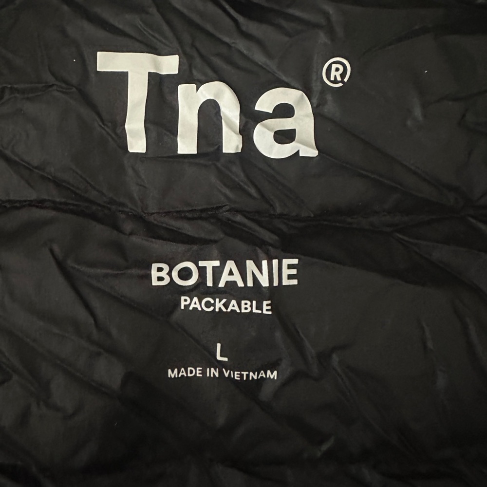 TNA Black Botanie Packable Puffer Jacket